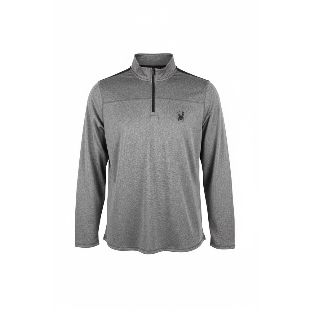 Spyder Active 1/4 Zip Performance Pullover‎ Gray Athletic Training Top XL